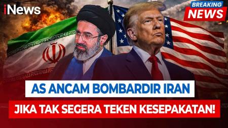 Trump Ancaman Serangan Lebih Brutal ke Iran Jika Tolak Kesepakatan