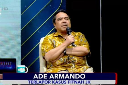 Ade Armando: JK Tak Perlu Lapor Polisi, Saya Tidak Pernah Fitnah