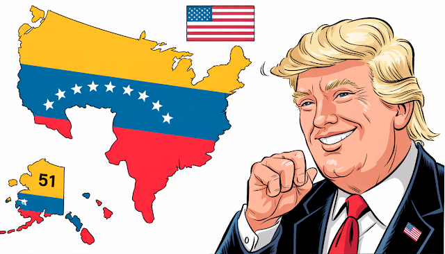 Trump Serius Aneksasi Venezuela Jadi Negara Bagian ke-51 AS demi Minyak Rp40 Triliun