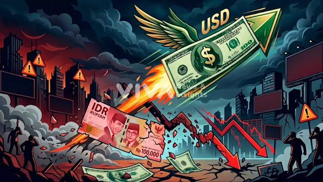 Rupiah Anjlok ke Rp 17.604, Utang RI Tembus Rp 9.920 Triliun: Pemerintah Klaim Masih Aman