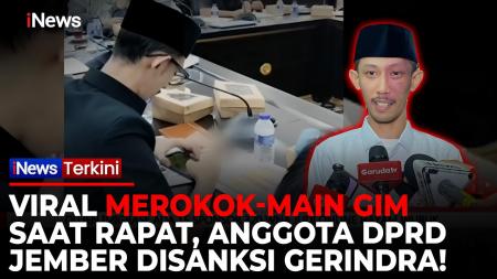 Anggota DPRD Jember Resmi Dijatuhi Sanksi Teguran Keras Gerindra Usai Viral Merokok dan Main Gim Saat Rapat