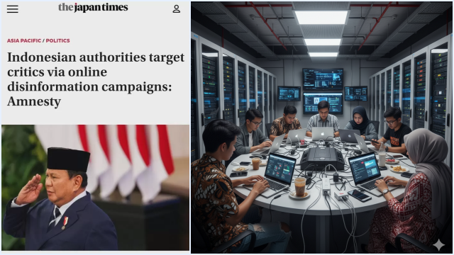 Media Jepang Soroti Pemerintahan Prabowo: Militer dan Buzzer Bungkam Kritik Publik Lewat Disinformasi