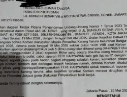 Istri Anggota Polri Diancam Dibunuh OTK di Depan Rumah, Lapor Polres Jakpus