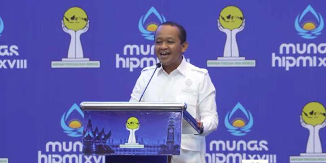 Menteri ESDM Bahlil Minta Izin Panggil Presiden Prabowo Kakanda di Munas HIPMI