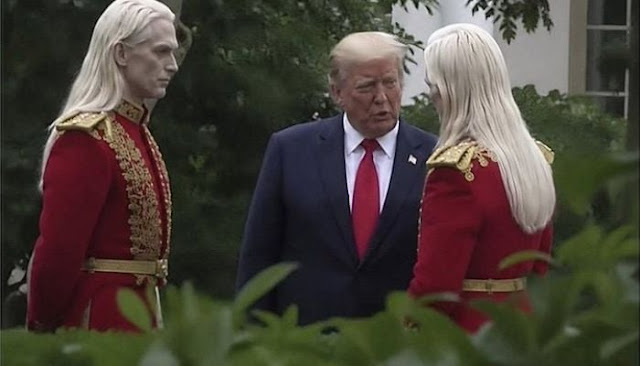 Foto Donald Trump Bertemu Alien Nordic Viral, Ini Fakta di Baliknya