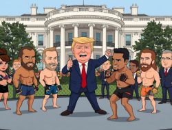 Pesta Ulang Tahun Trump Berubah Jadi Panggung Korupsi: UFC di Gedung Putih Tuai Kontroversi