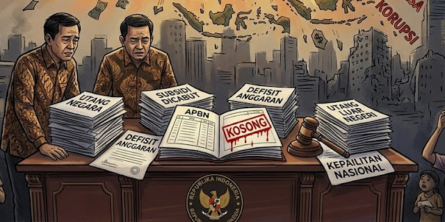 Indonesia Gelap: Krisis Kepercayaan dan Ancaman Kebangkrutan Ekonomi
