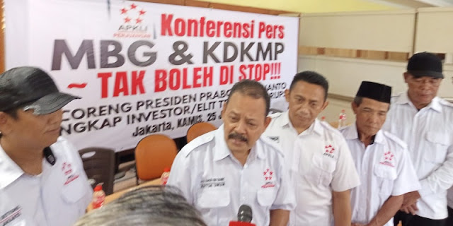 APKLI Perjuangan Desak Pemerintah Lanjutkan MBG dan Kopdes, Minta Korupsi Diusut Tuntas