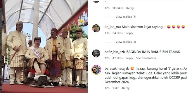 Jokowi Terima Gelar Baginda Pemuka Bangsa, Netizen Justru Ramai Sindir Korupsi