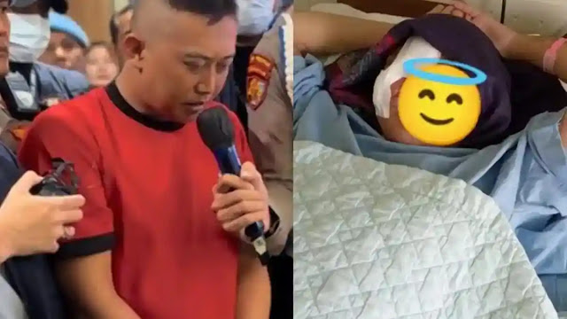 Rekonstruksi Sadis Taufik Hidayat: Terekam Pukul Kepala Yuvita dengan Golok Saat Mabuk