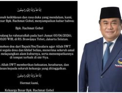 Rachmat Gobel Meninggal Dunia, Politikus Senior Nasdem Berpulang di RS Brawijaya