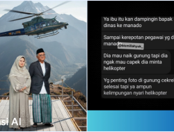 Istri Menteri PU Dody Hanggodo Viral Minta Naik Gunung Pakai Helikopter, Netizen Soroti Etika Fasilitas Negara