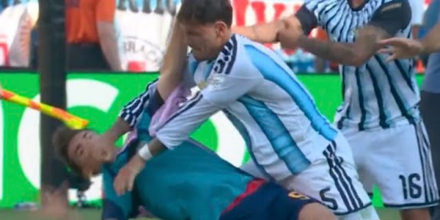 Keributan Pemain Argentina vs Spanyol Usai Final Piala Dunia 2026: Paredes dan Molina Jadi Biang Kerok