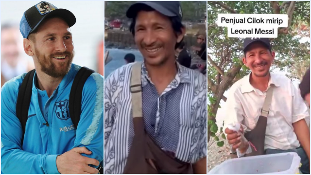 Pedagang Cilok Mirip Lionel Messi Viral di Media Sosial, Warganet Heboh
