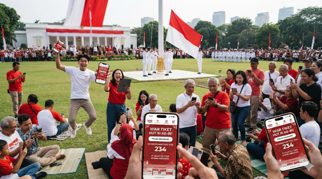 Cara Daftar War Tiket Upacara 17 Agustus 2026 di Istana Merdeka: Link Resmi, Syarat, dan Tips Lolos Seleksi 8.100 Peserta HUT ke-81 RI