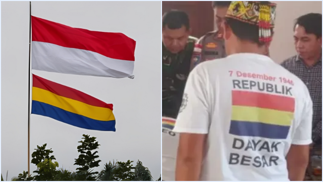 Pengibaran Bendera Borneo Raya di Sanggau: Protes Ketimpangan Infrastruktur dan Dana Bagi Hasil yang Memicu Aksi Lanjutan di HUT RI